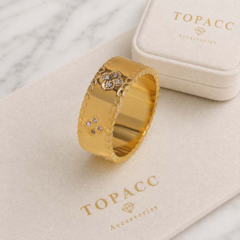 ZIRCON FLOWERE / RING - TOPACC