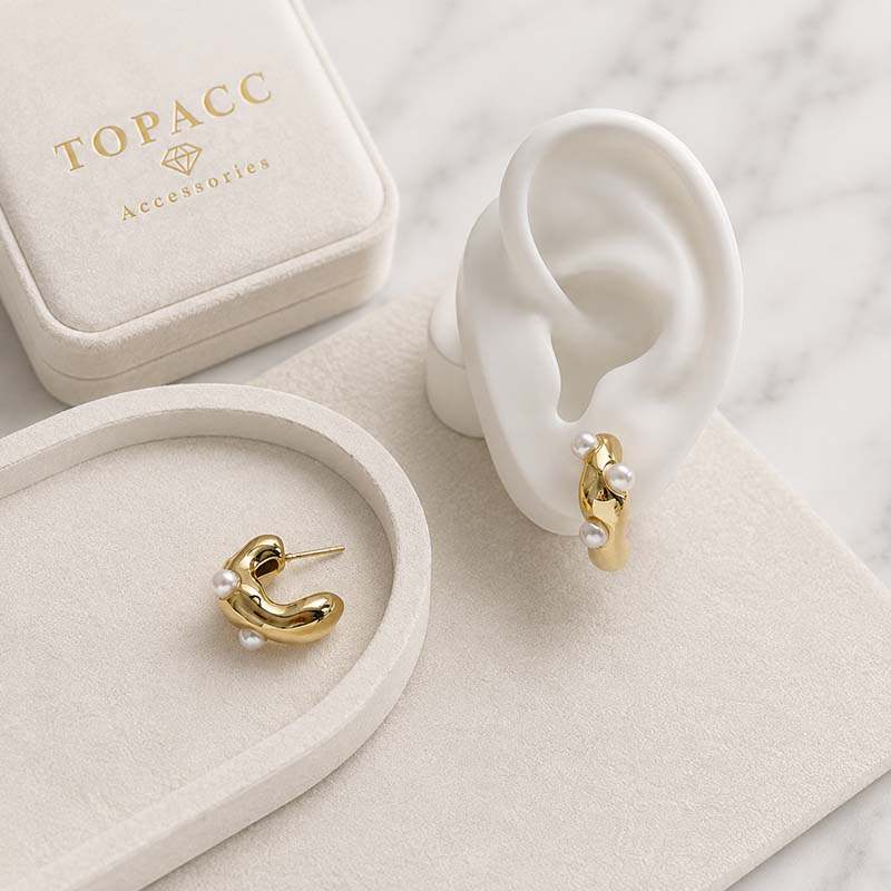LUNA PEARL / EARRINGS - TOPACC